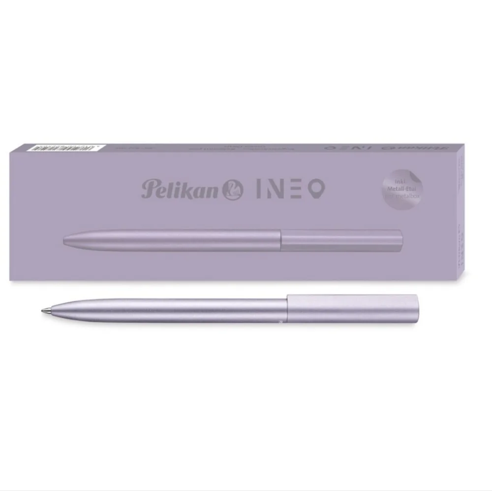 ❤️BUY 10 GET 5 FREE  Sleek Silver Pen Pelikan Ineo Ballpoint Pen